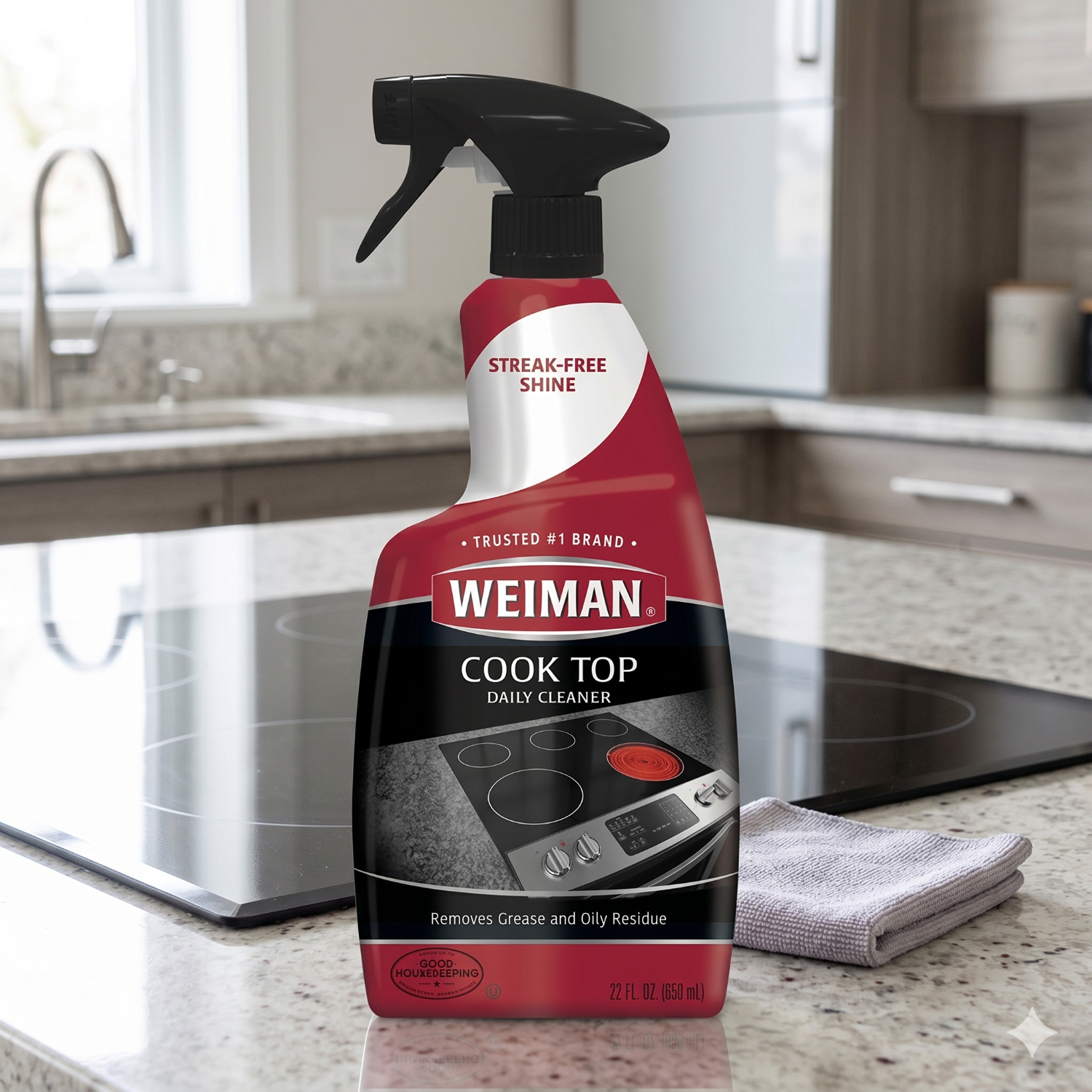 Limpiador Vitrocerámica e Inducción Weiman 650ml-6