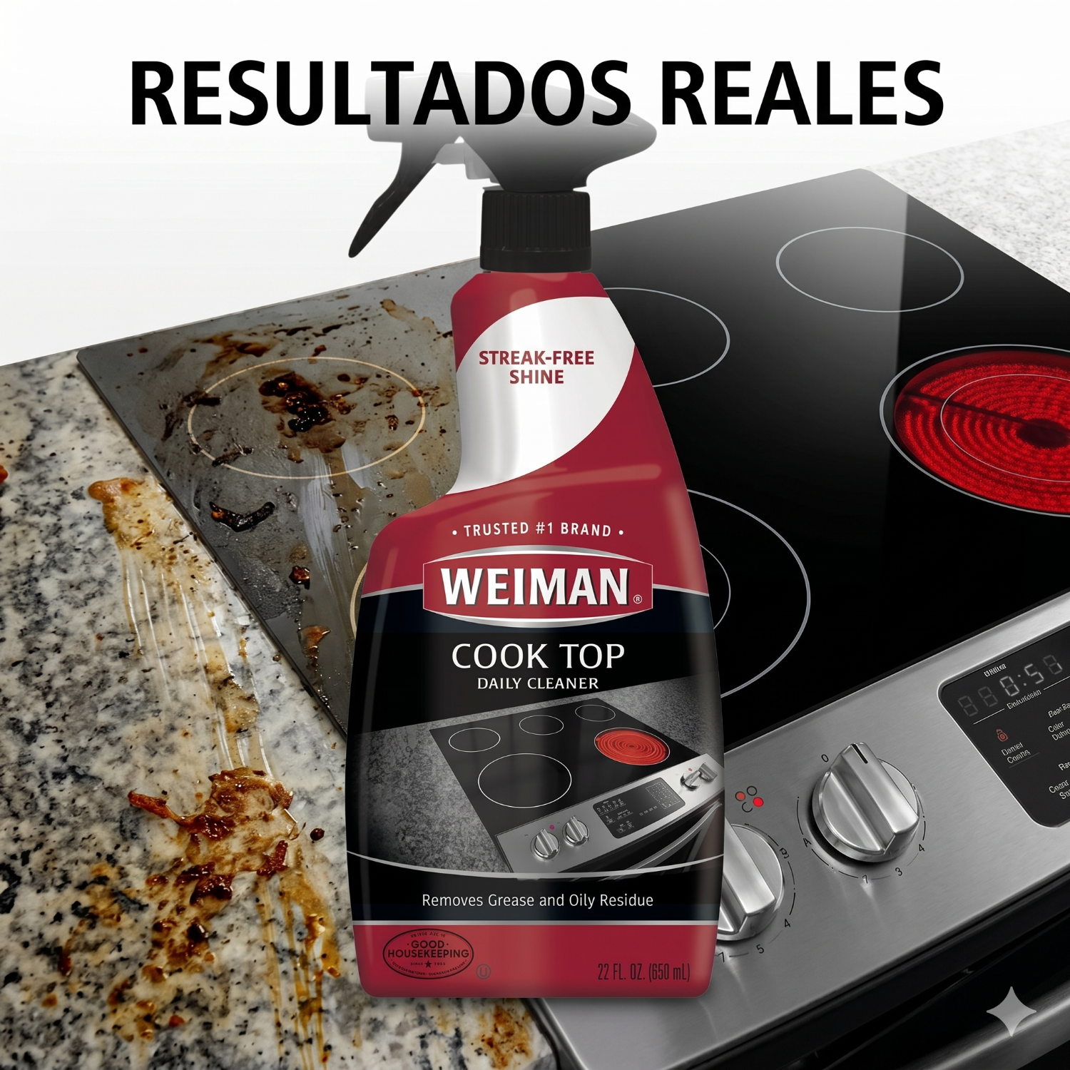 Limpiador Vitrocerámica e Inducción Weiman 650ml-4