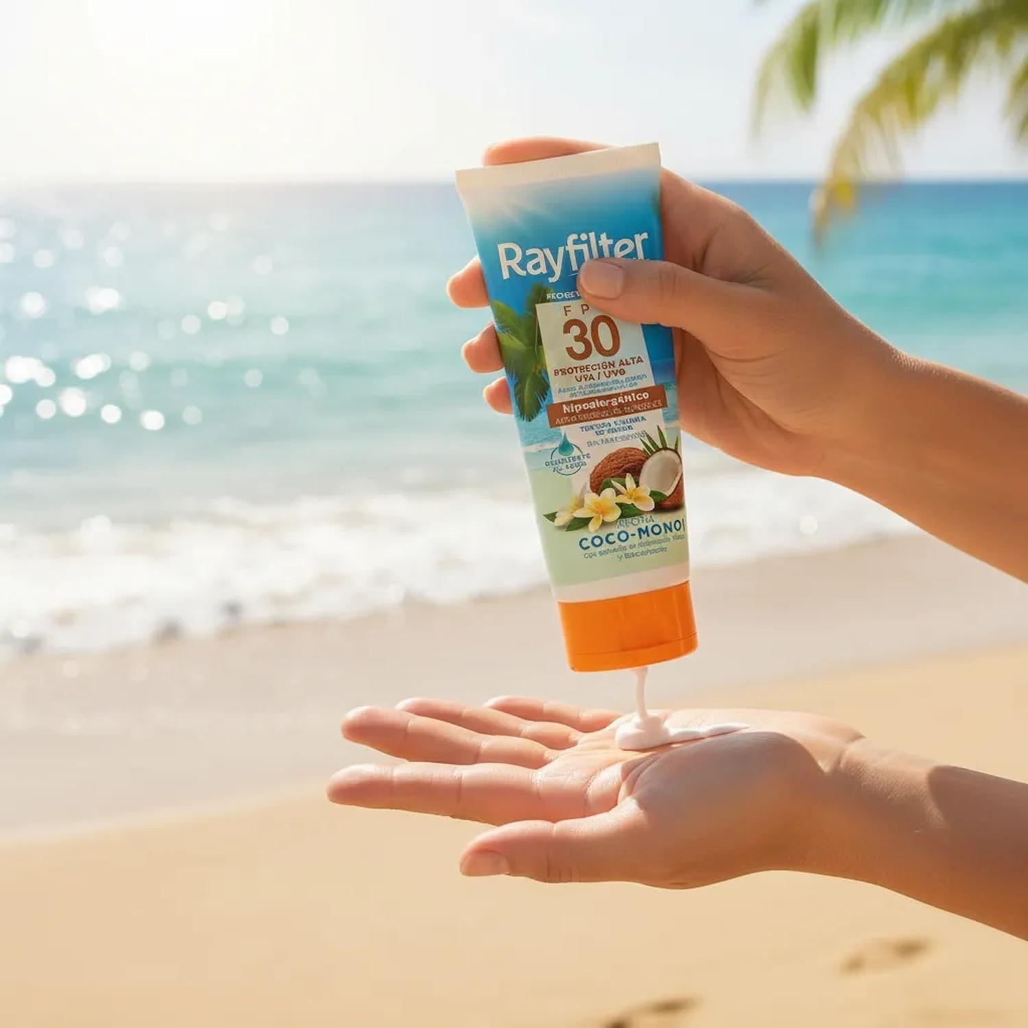 Protector Solar Rayfilter Fps 30 Coco Monoi 190 Gr-2