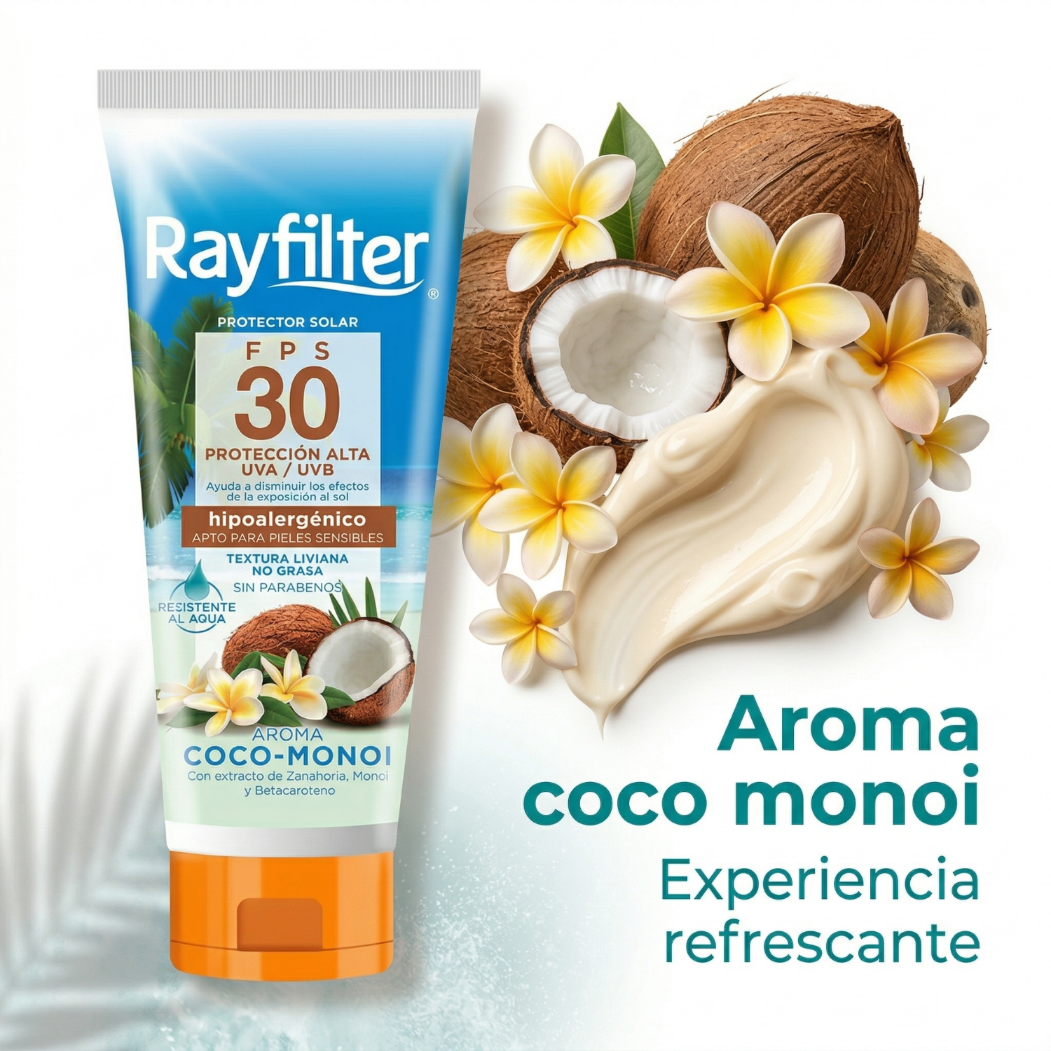 Protector Solar Rayfilter Fps 30 Coco Monoi 190 Gr-3