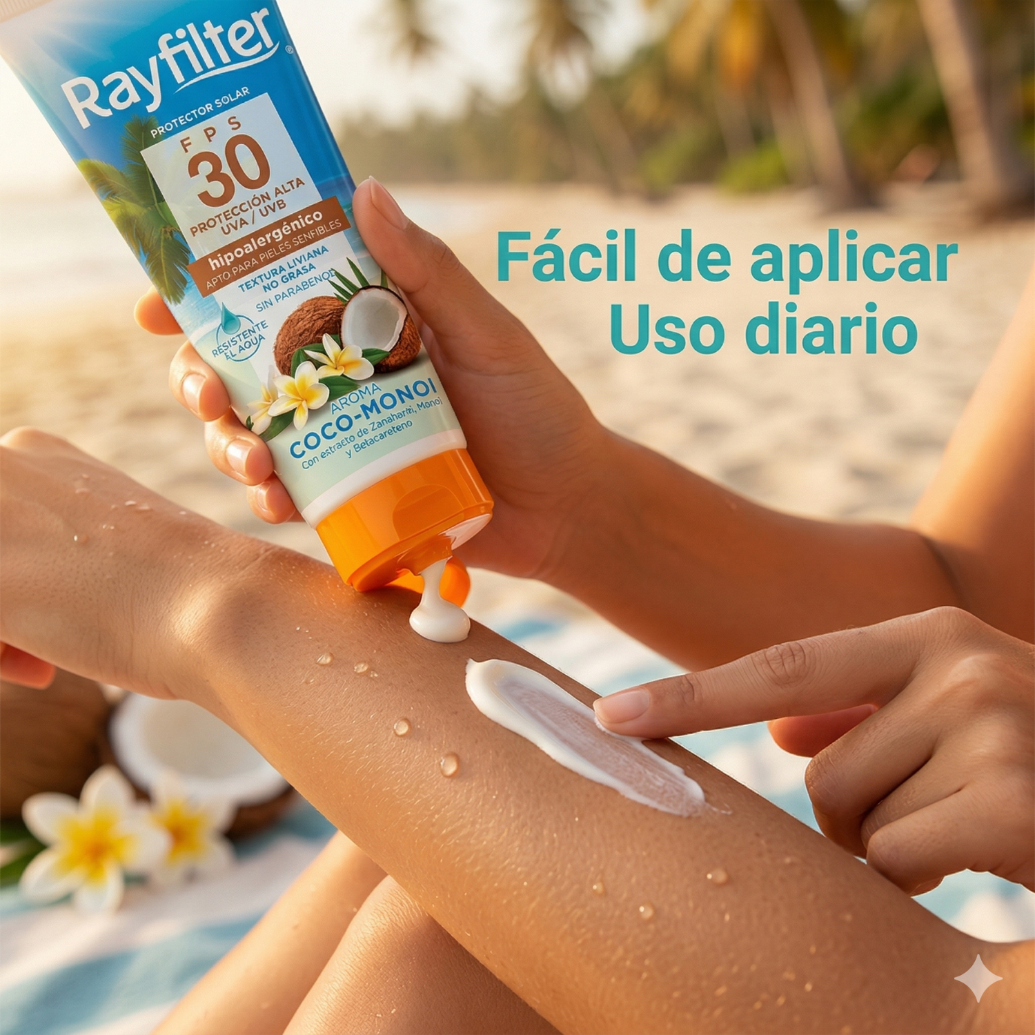 Protector Solar Rayfilter Fps 30 Coco Monoi 190 Gr-4