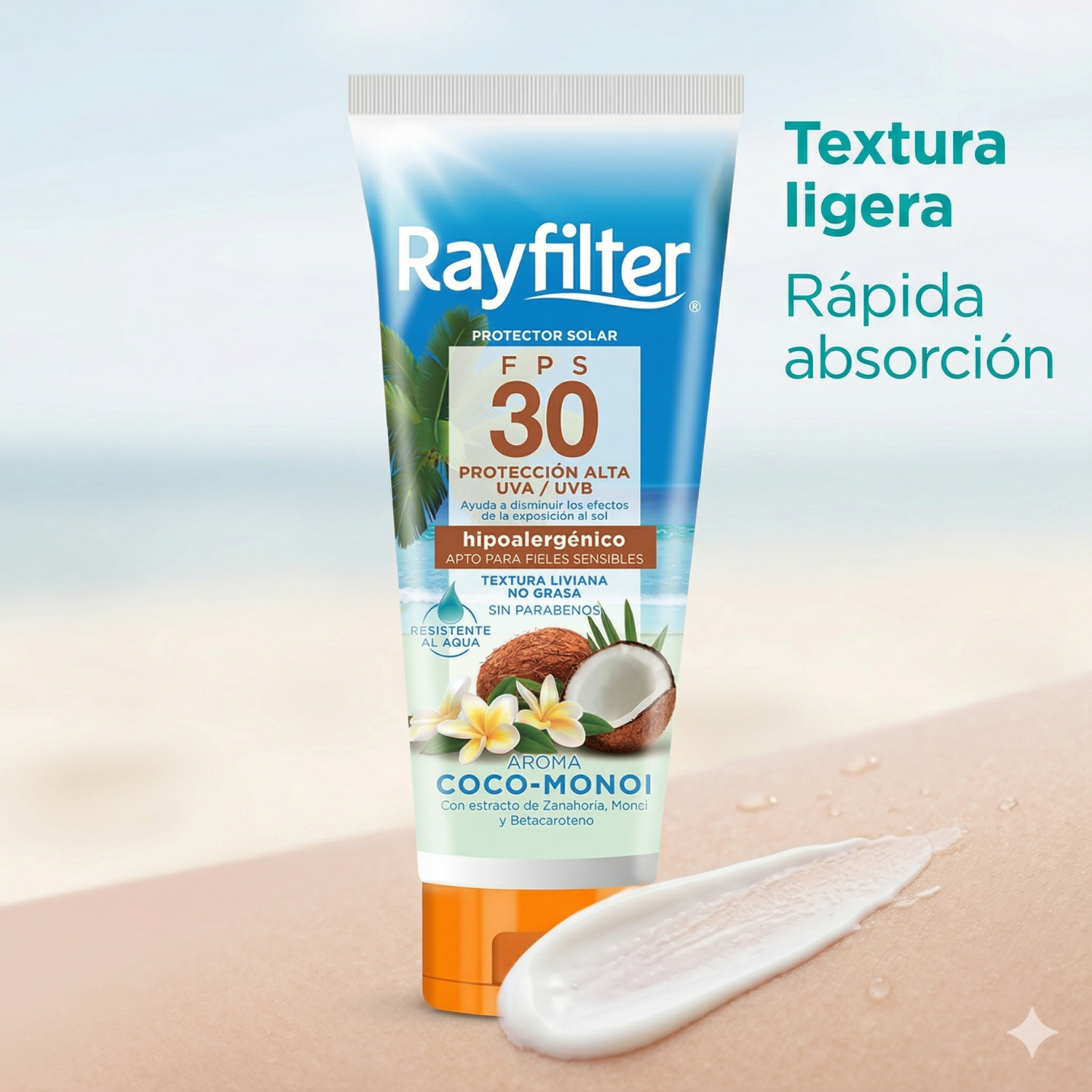 Protector Solar Rayfilter Fps 30 Coco Monoi 190 Gr-5