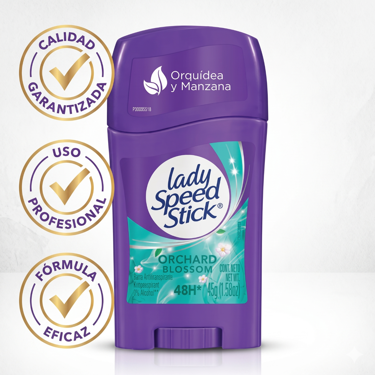 Desodorante barra Lady Speed Stick Orchard Blossom 45gr-4
