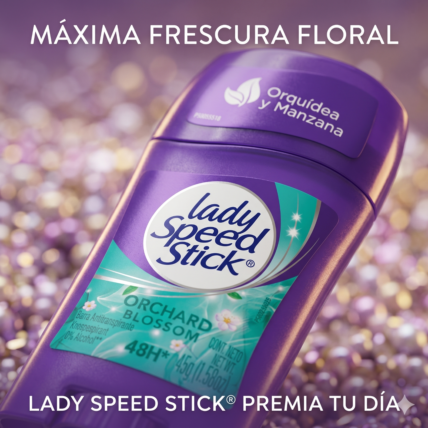 Desodorante barra Lady Speed Stick Orchard Blossom 45gr-5