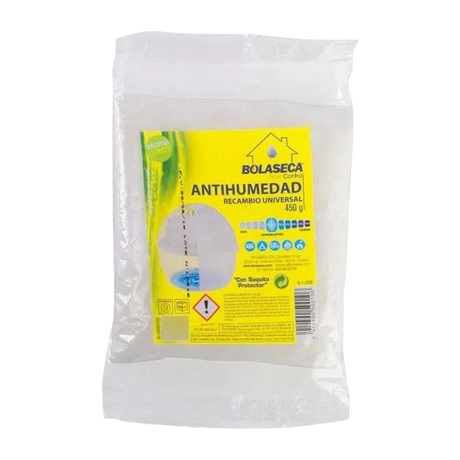 Sistema Antihumedad Bolaseca Recarga Cítrico 450g-0