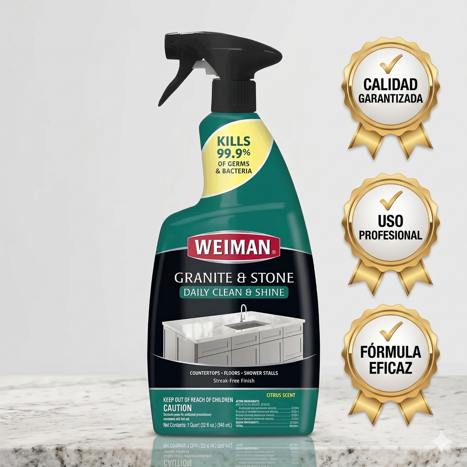 Desinfectante Granito y Piedra Weiman 946ml-5