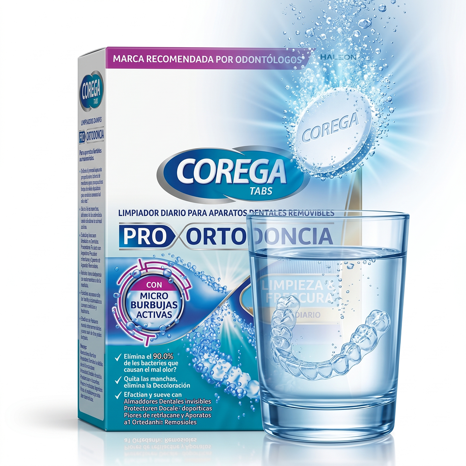 Limpiador Aparatos Dentales Corega Tabs 30 Efervesc-3