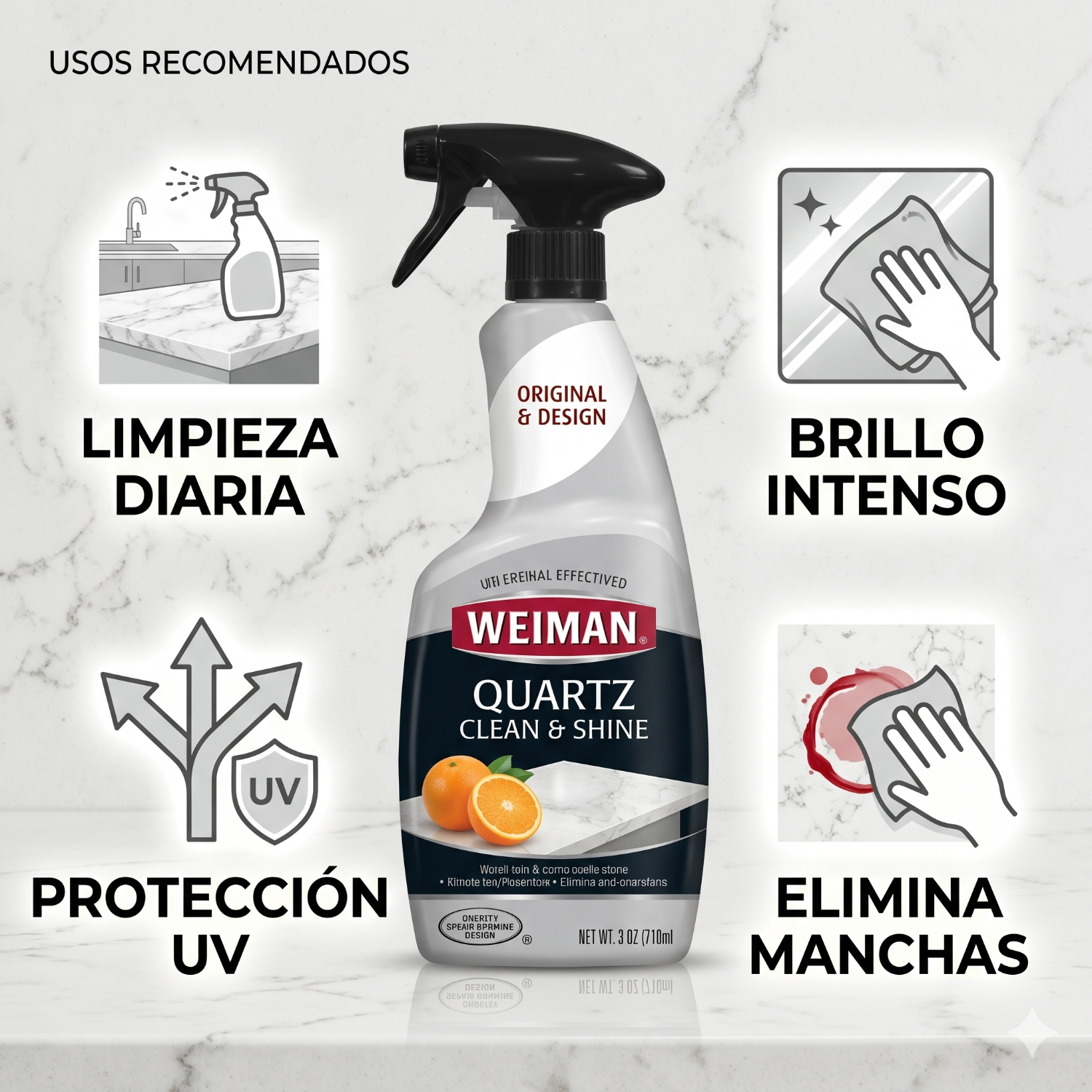 Limpiador Cuarzo Weiman 710ml-3