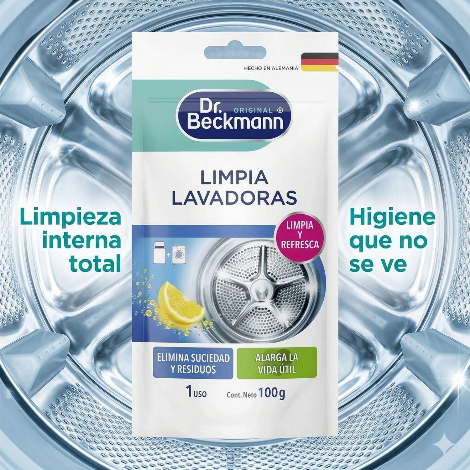 Limpia Lavadoras en Polvo Dr. Beckmann 100 g-3
