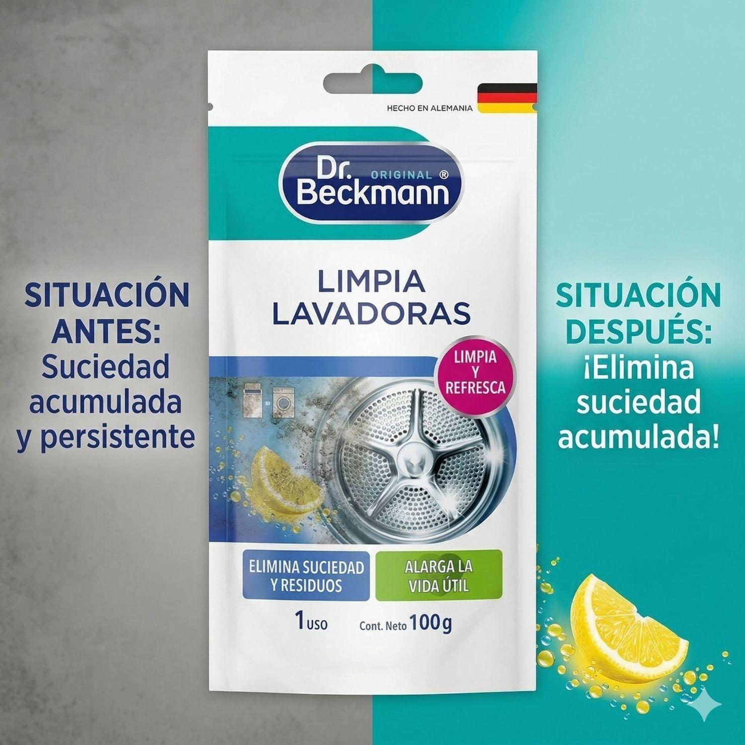 Limpia Lavadoras en Polvo Dr. Beckmann 100 g-4