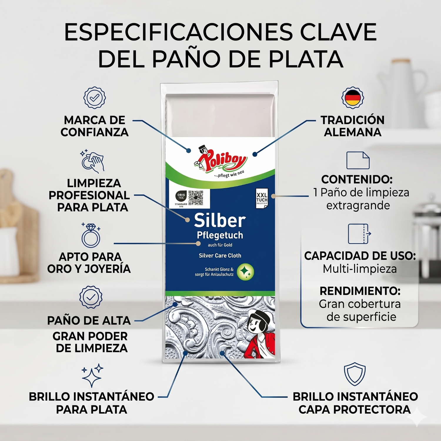 Paño Limpieza Plata Poliboy Brillo Profesional-3