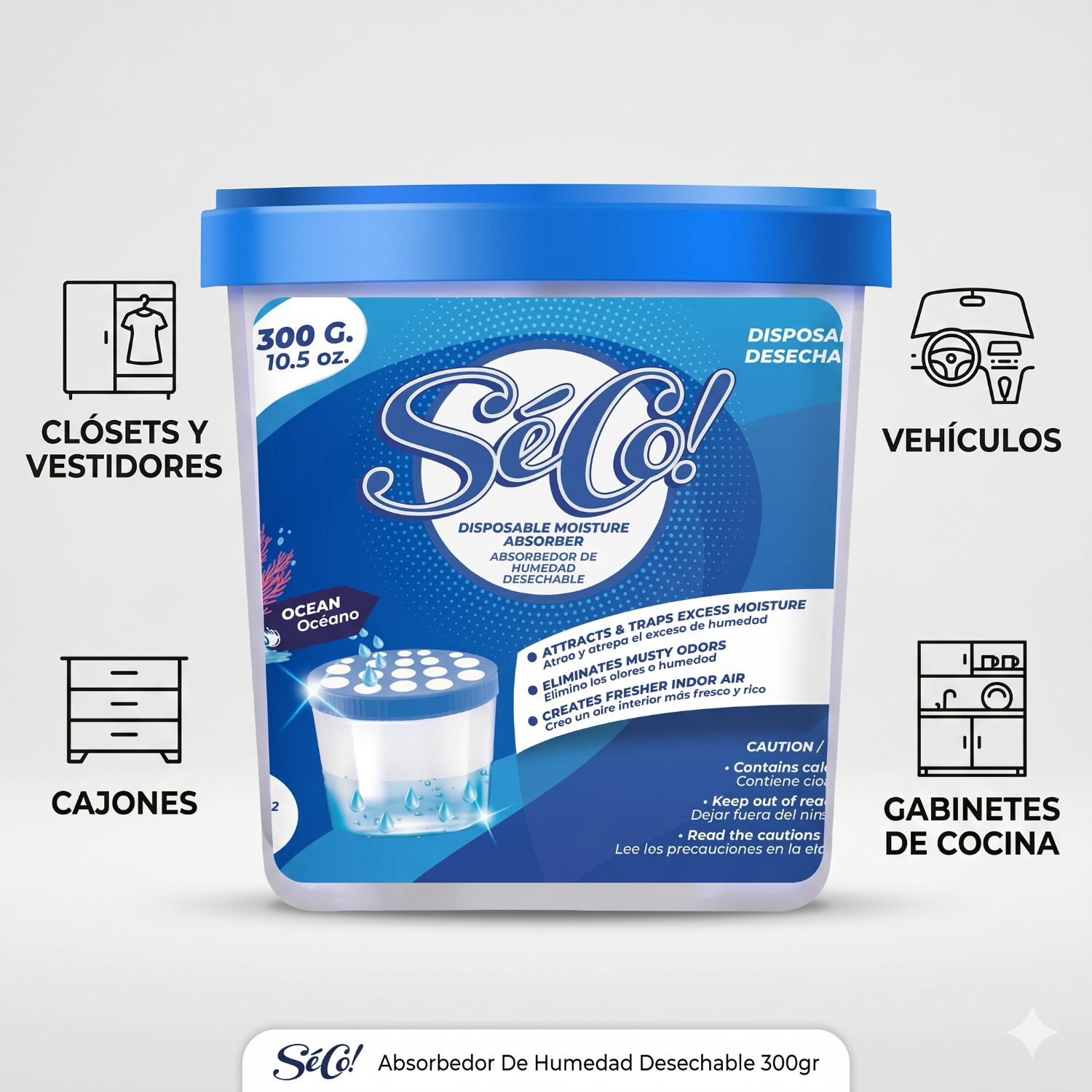 Absorbedor De Humedad Desechable 300gr-2