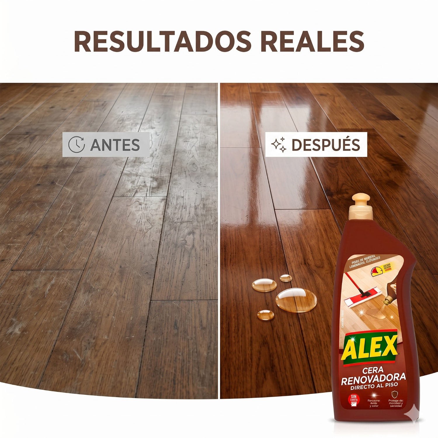 Cera Líquida Renovadora Alex 900ml - Madera y Laminados-4