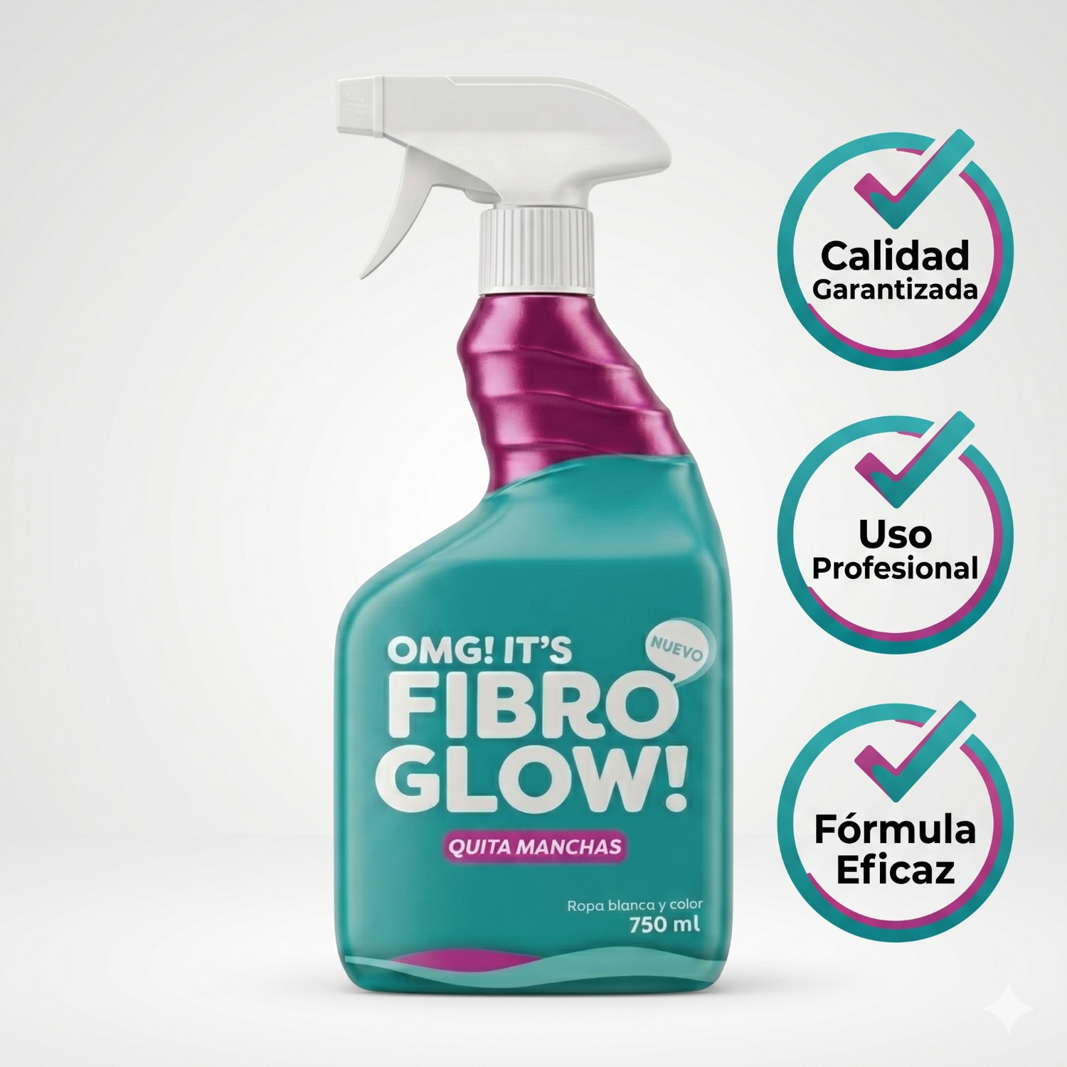 Quita Manchas Ropa Blanca Color Fibro Glow 750ml-4