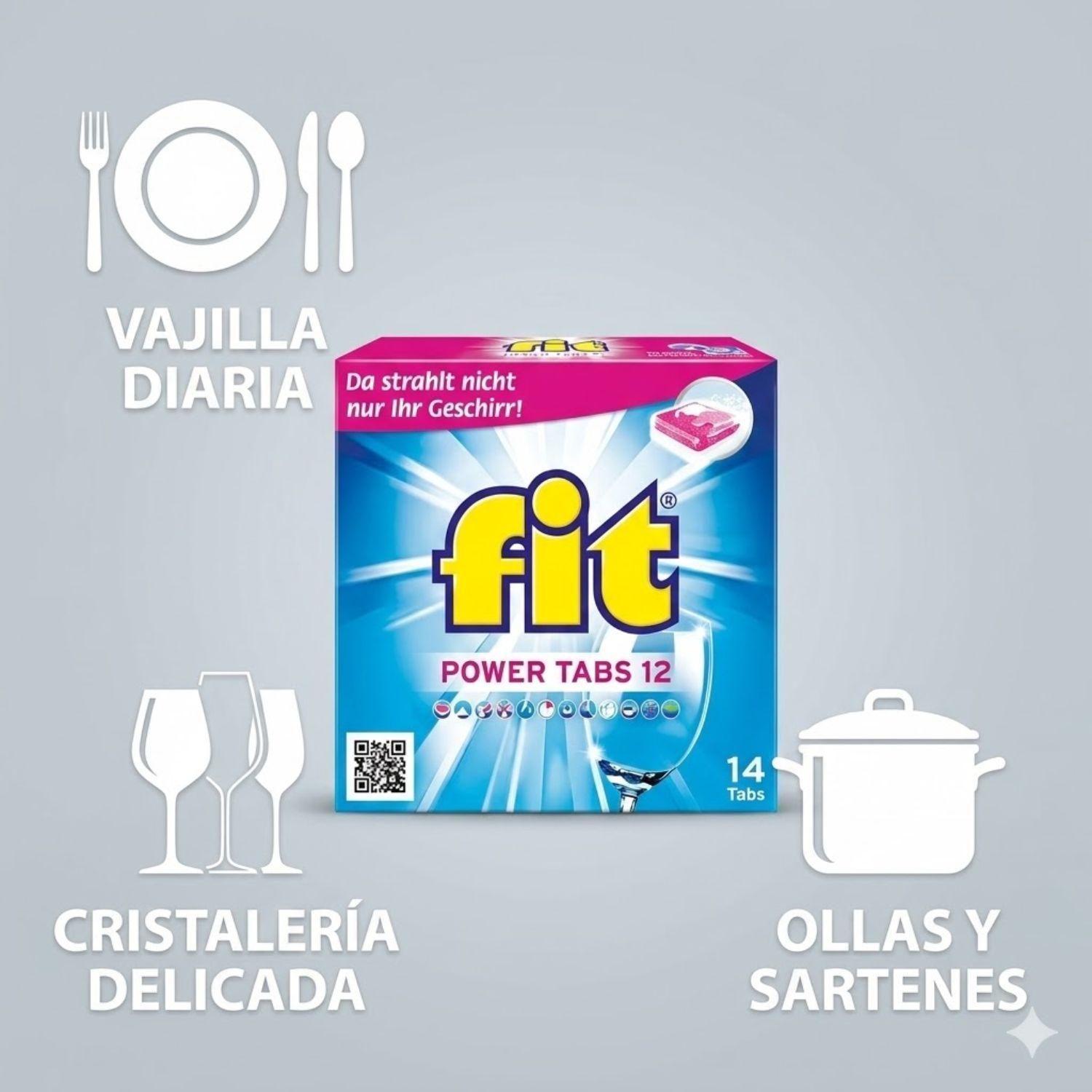 Lavavajillas Cápsulas Fit 14 Un Detergente Lavaplatos-2
