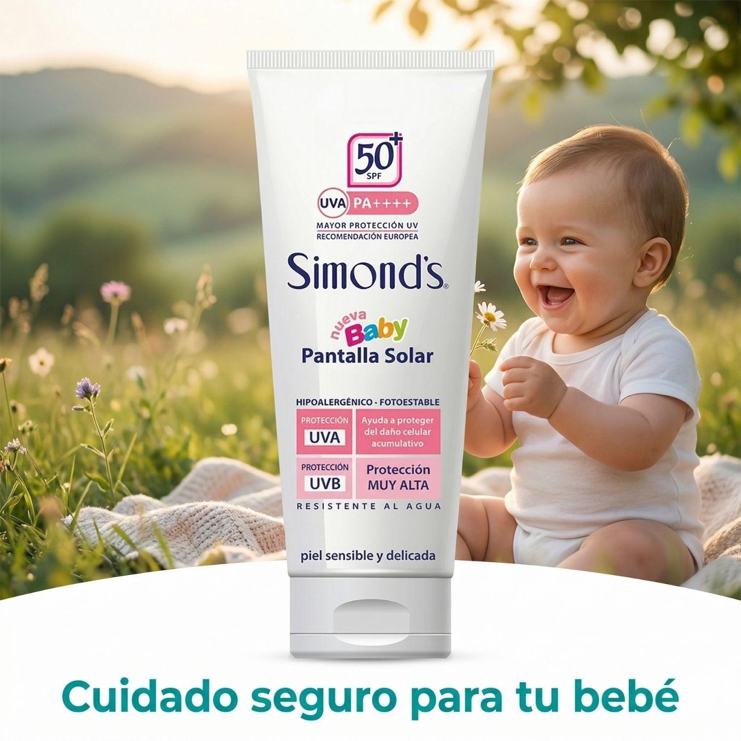 Bloqueador Protector Solar F50 Simonds Baby 200ml-3