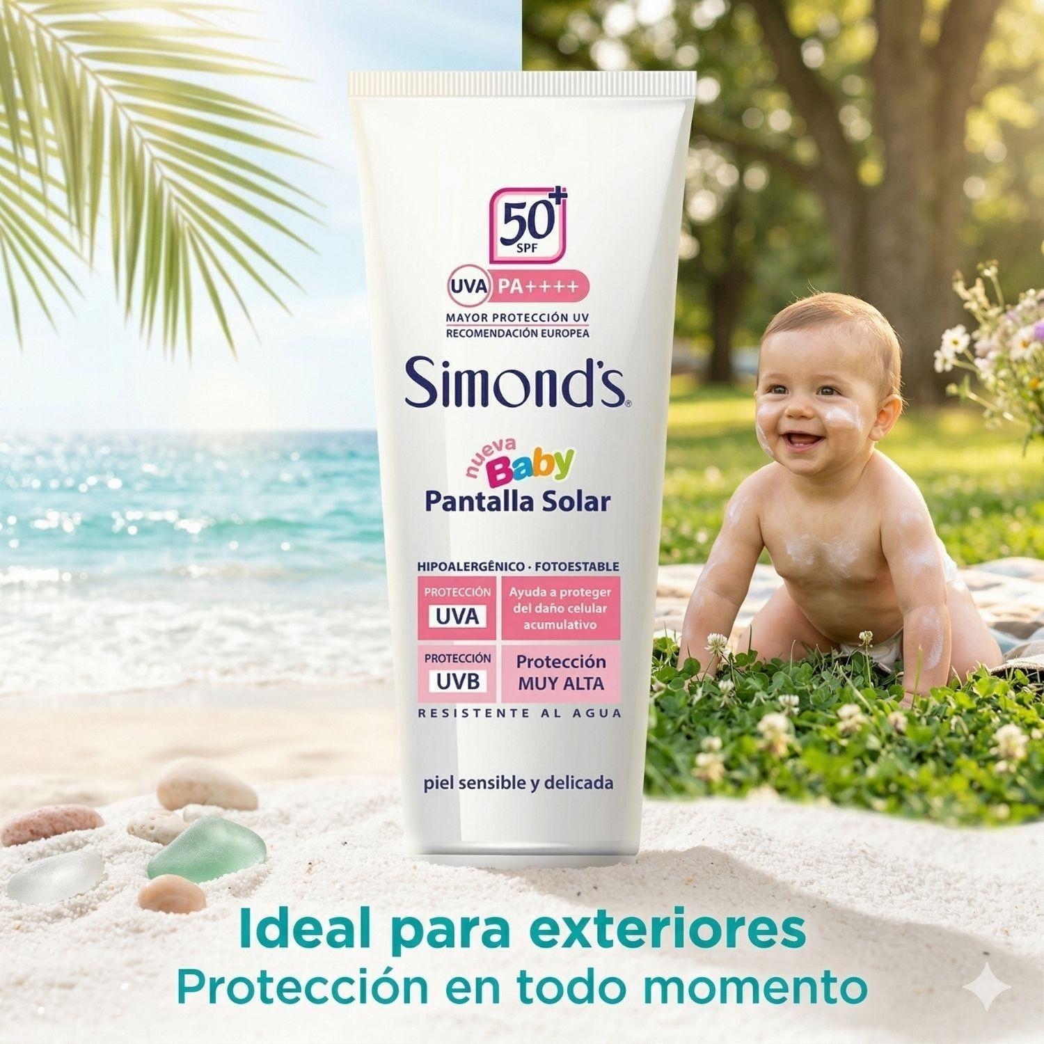 Bloqueador Protector Solar F50 Simonds Baby 200ml-5