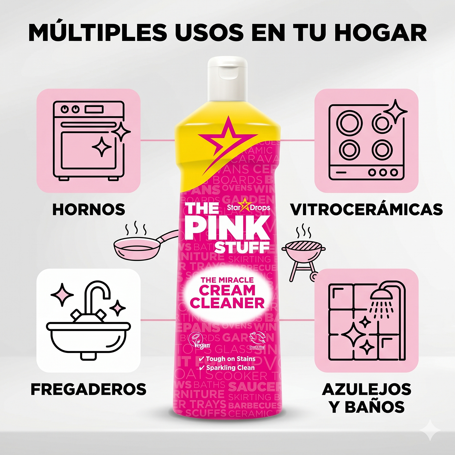 Limpiador En Crema Multiuso The Pink Stuff 500ml-2