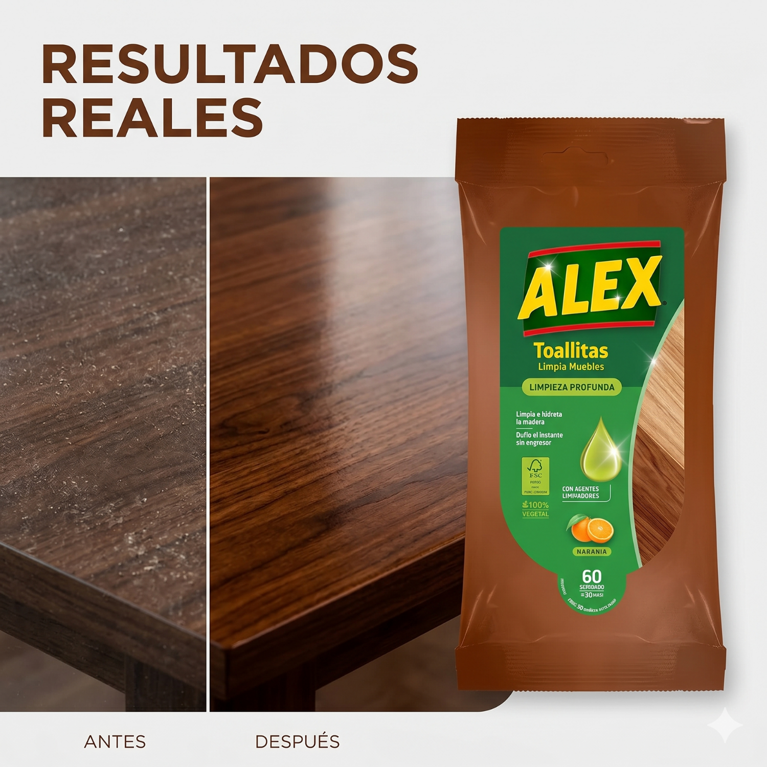 Toallitas Alex Renovadoras Para Muebles 30 Unid-4