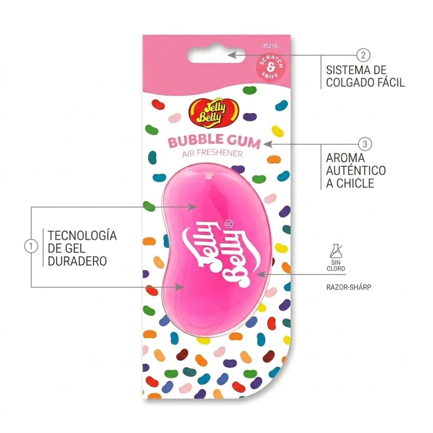 Aromatizante Auto Jelly Belly Chicle Colgante-3