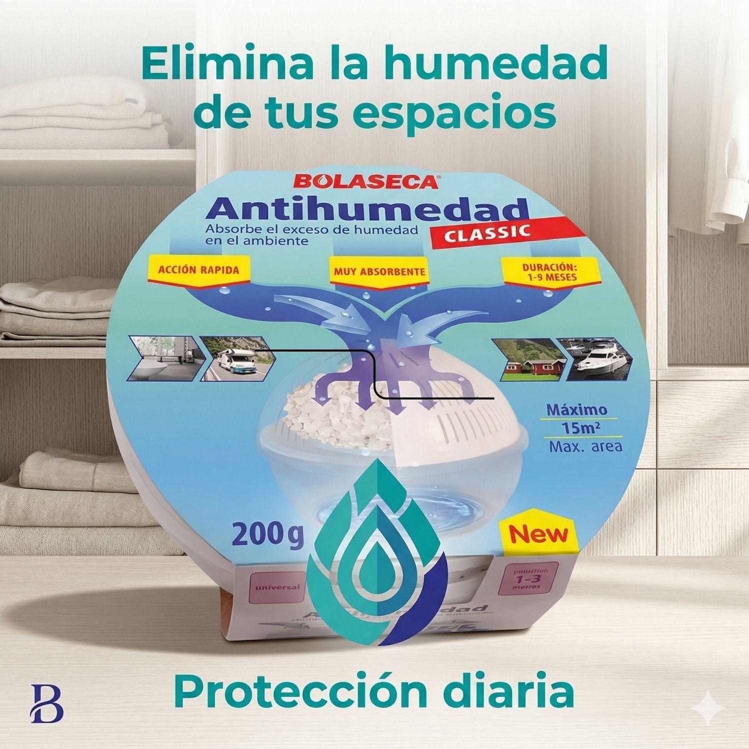 Sistema Antihumedad Bolaseca Con Su Recarga 200gr-4