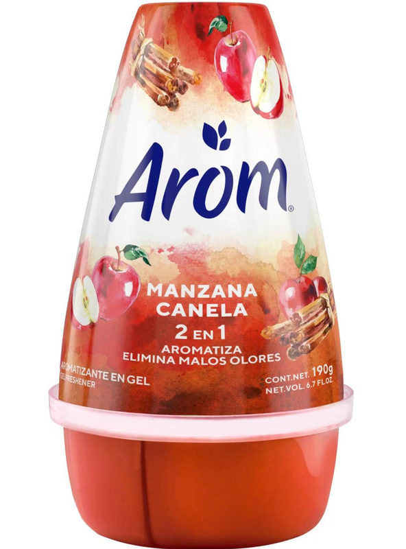 Arom Manzana Canela: Desodorante Ambiental Gel 190gr-0