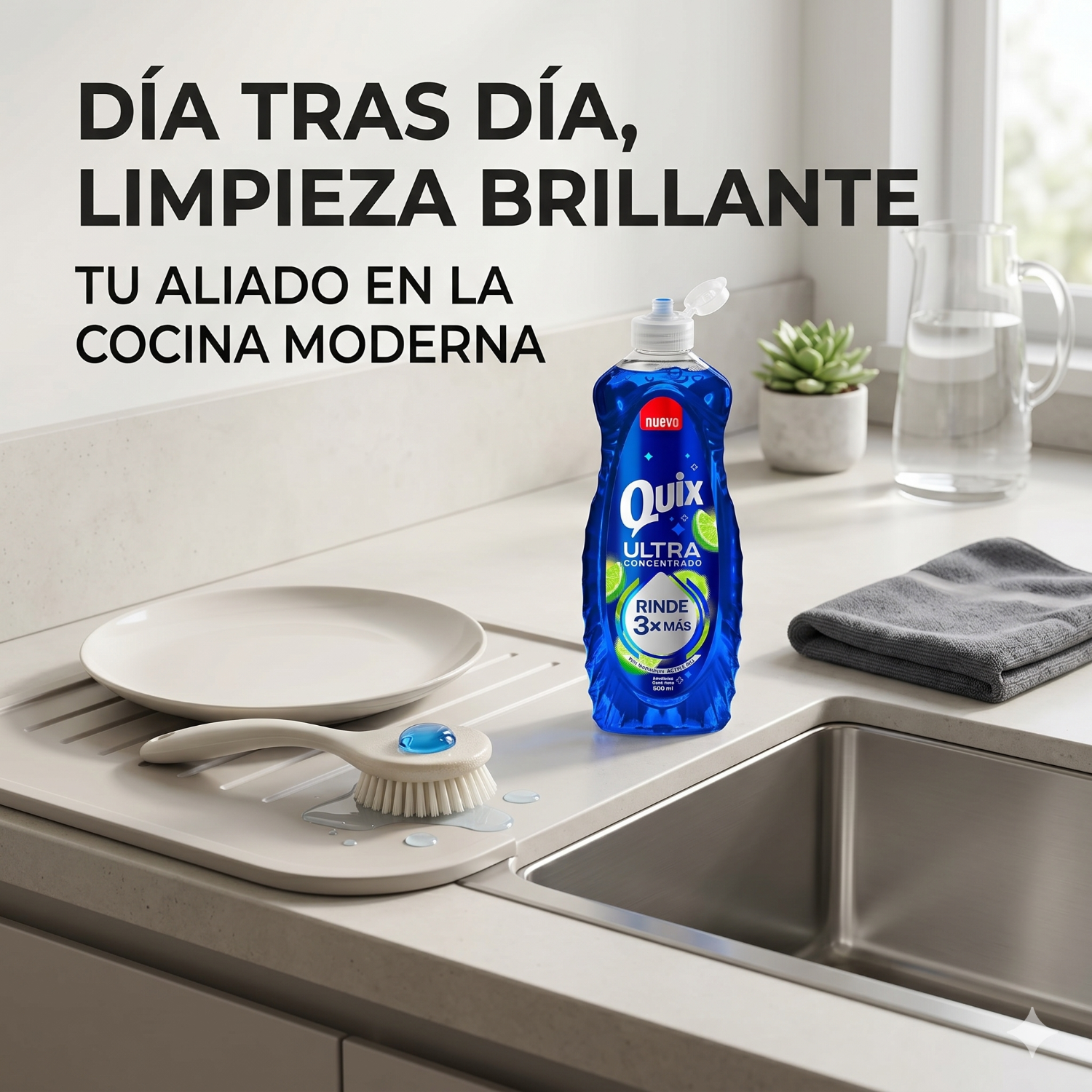 Lavalozas Quix Ultra Concentrado 500 ml Alto Poder Desengrasante-6