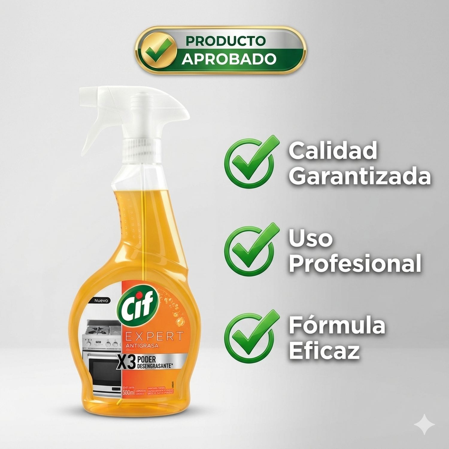 Cif Desengrasante Antigrasa Biodegradable Gatillo 500 Ml Cocina-5