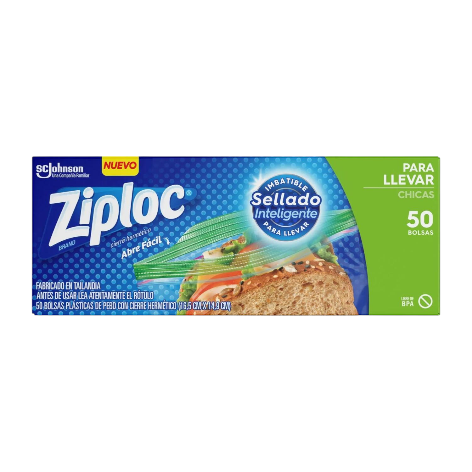 Bolsas Multiuso Para Conservar Ziploc Chicas 50 Unid-0