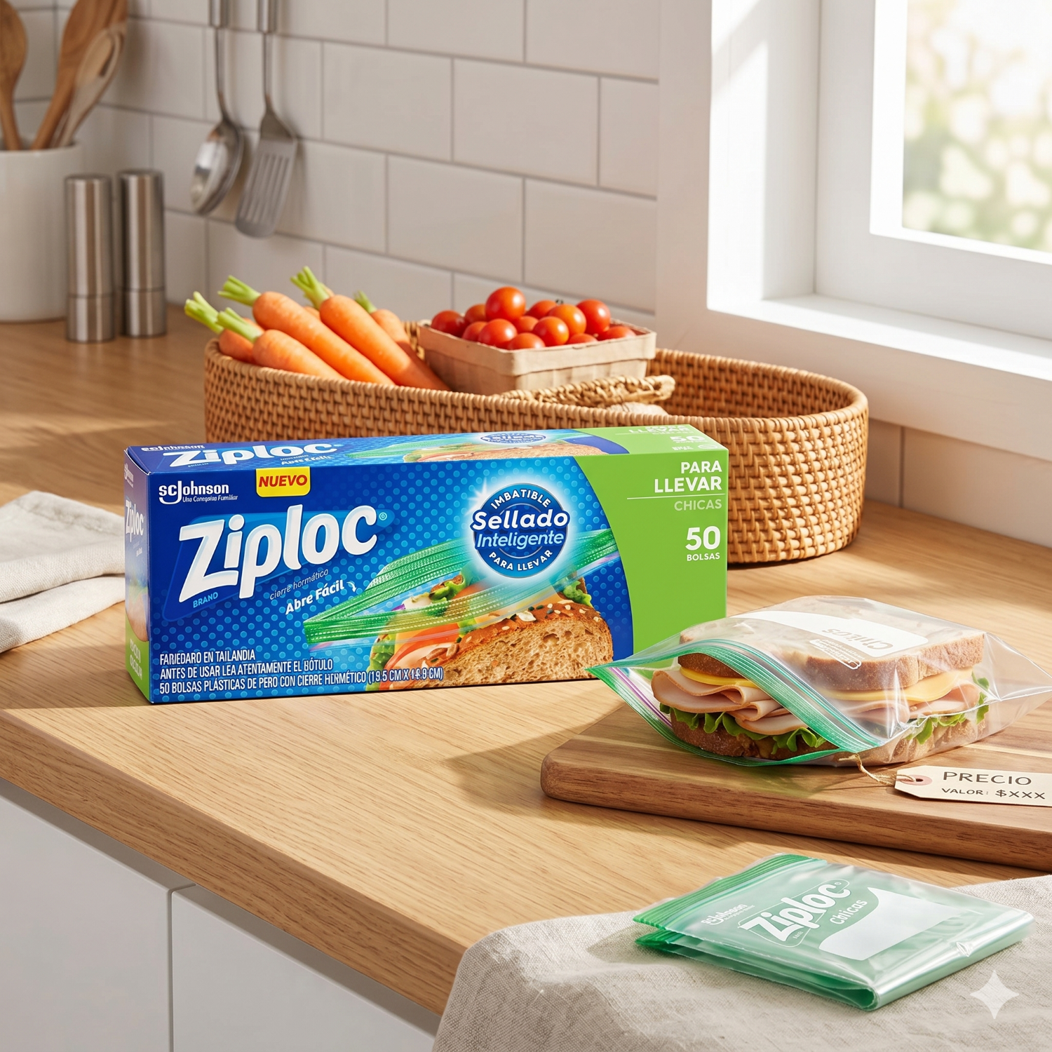 Bolsas Multiuso Para Conservar Ziploc Chicas 50 Unid-4