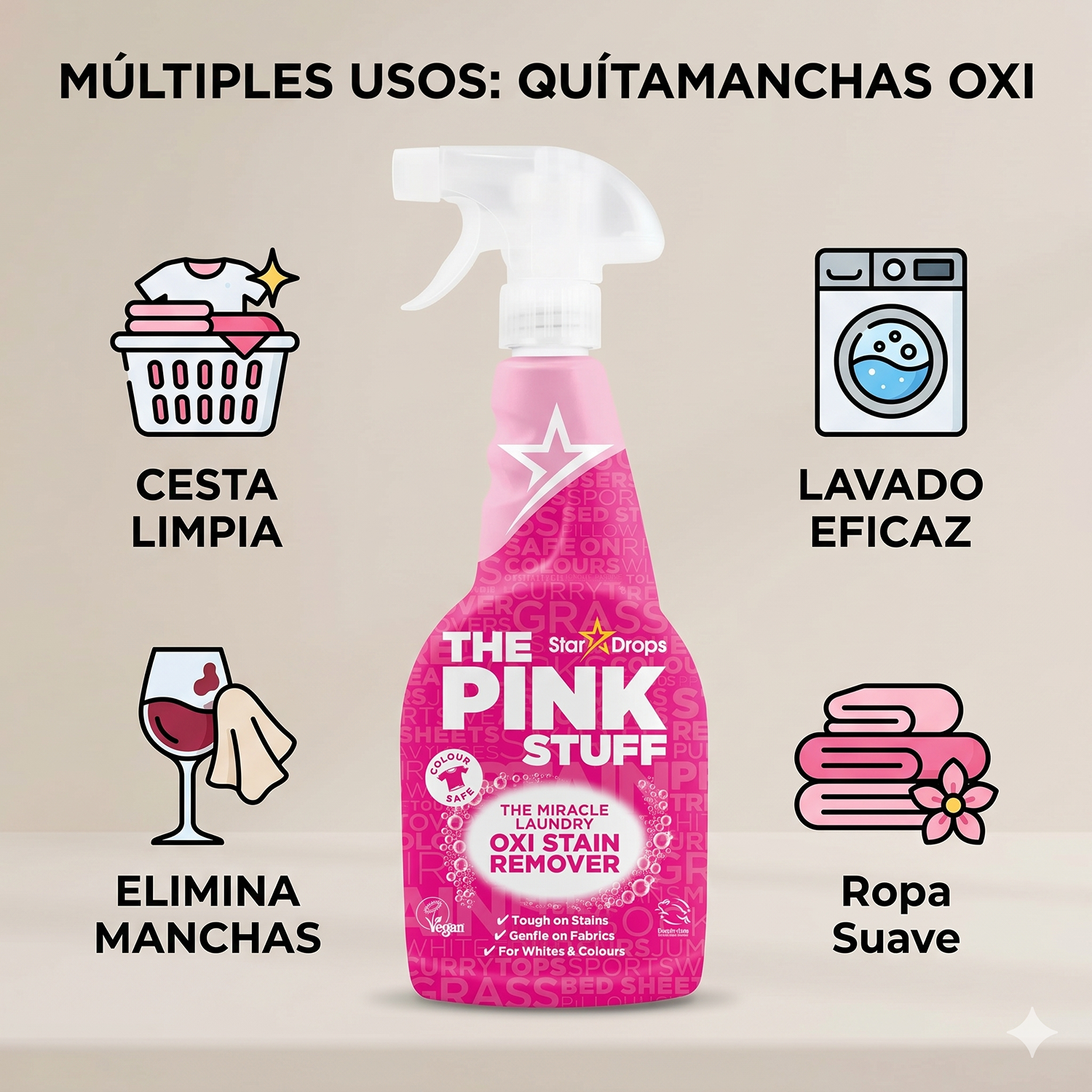 Quitamanchas Oxi Prelavado The Pink Stuff 500ml-2