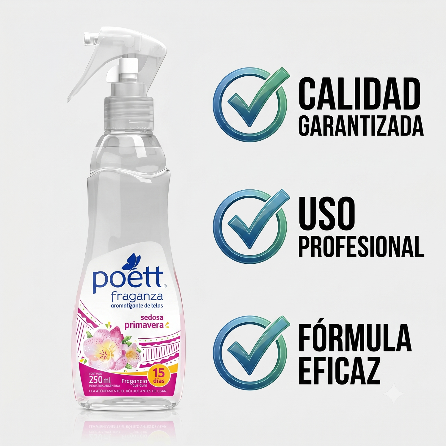 Aromatizante Telas Poett Sedosa Primavera 250ml-5