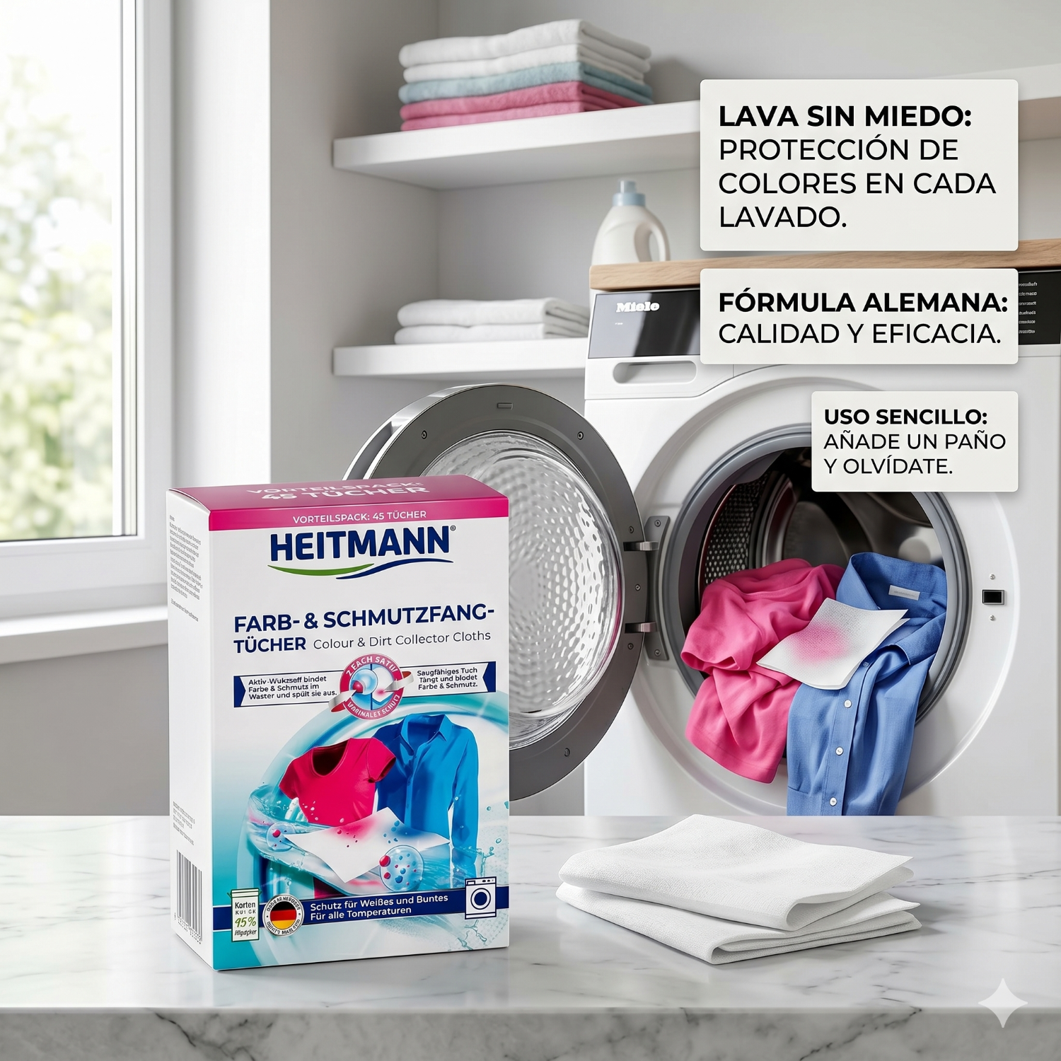 Paños Capturadores Color Heitmann 45 Unidades-4