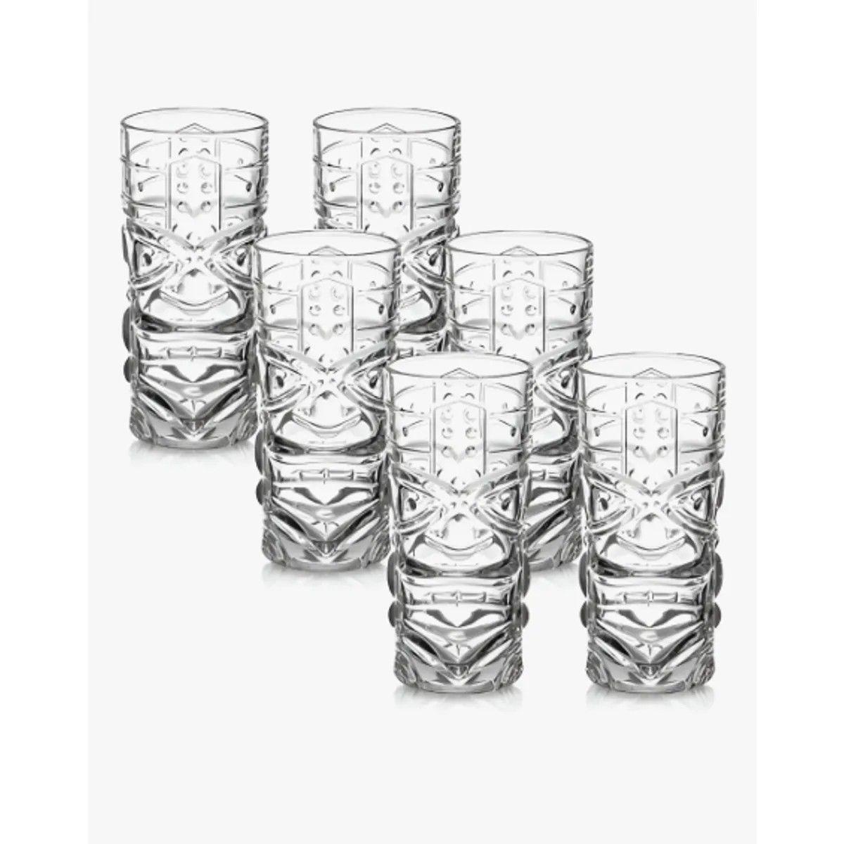 Pack 6 Unidades De Vasos Tiki Para Coctel 420ml-0