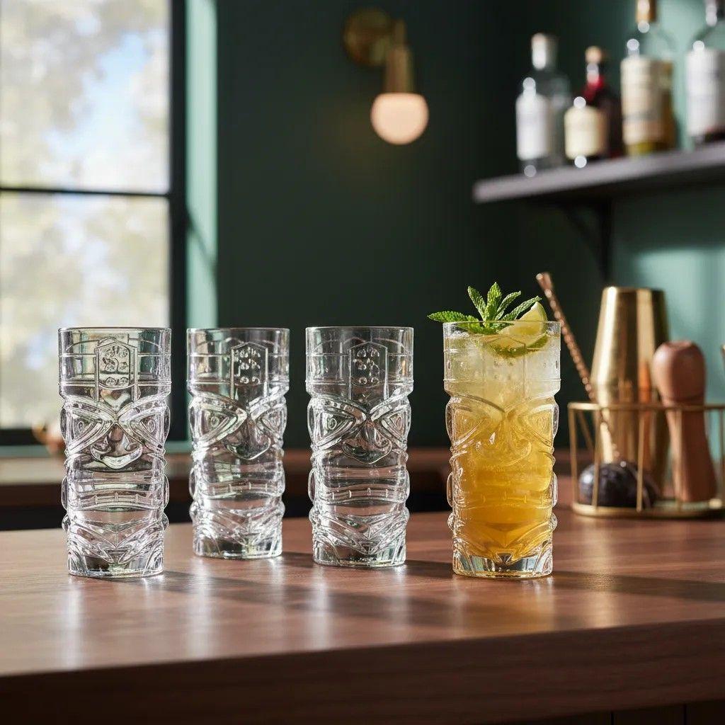 Pack 6 Unidades De Vasos Tiki Para Coctel 420ml-3