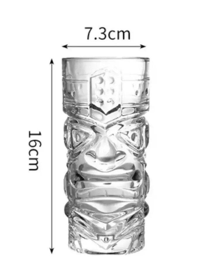 Pack 6 Unidades De Vasos Tiki Para Coctel 420ml-5