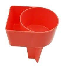 Pack X4 Porta Vasos Celular Playa Arena Klimber Rojo-2