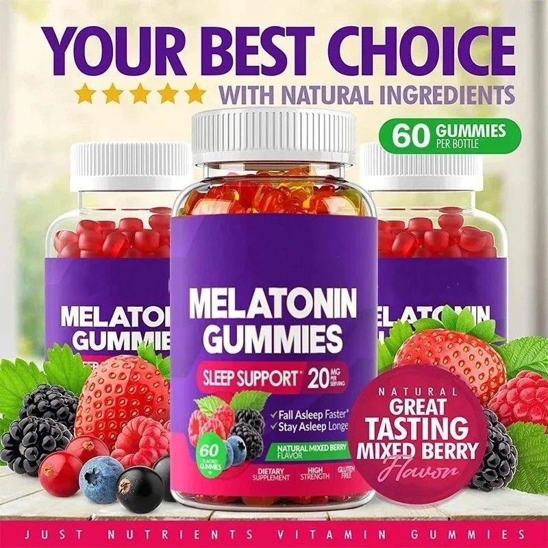 Melatonin Gummies 60 Unid  Sueño Profundo -5