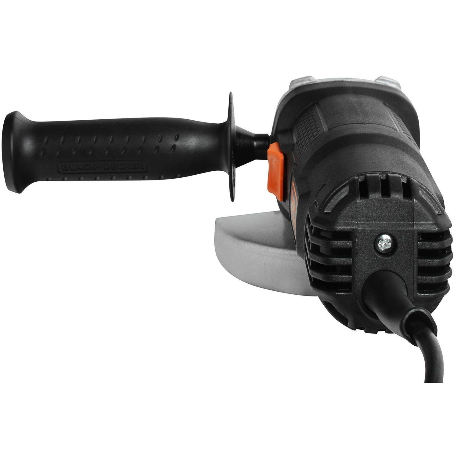 Esmeril/galletero Angular Eléctrico 4 1/2 820w + 2 Discos Color Negro Frecuencia 50 Hz-4