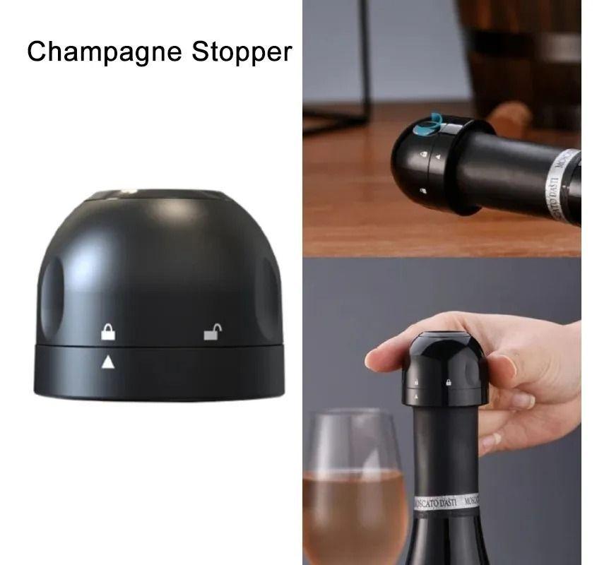 X6 Tapón Hermético Para Botella De Espumante Y Vino-5