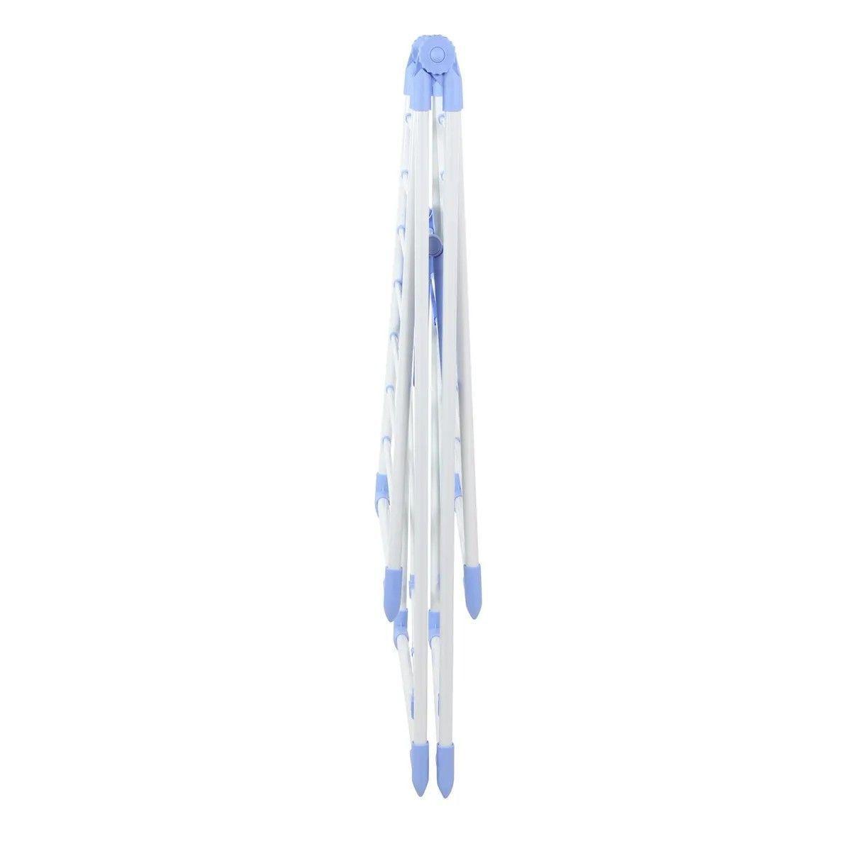 Tendedero De Ropa Con Bandeja Plegable Acero 156.5x61x97 Cm-3