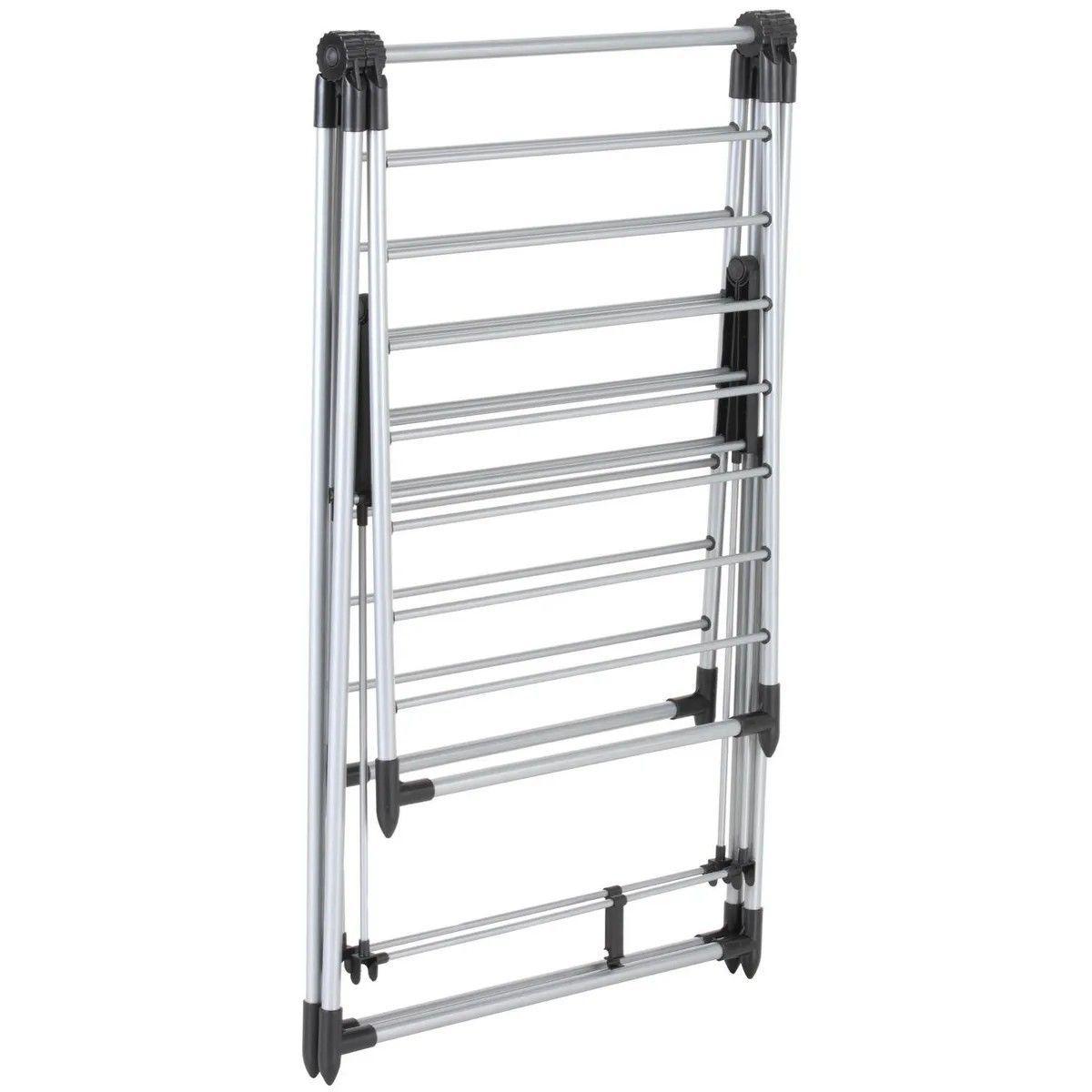 Tendedero De Ropa Con Bandeja Plegable Acero 156.5x61x97 Cm-2