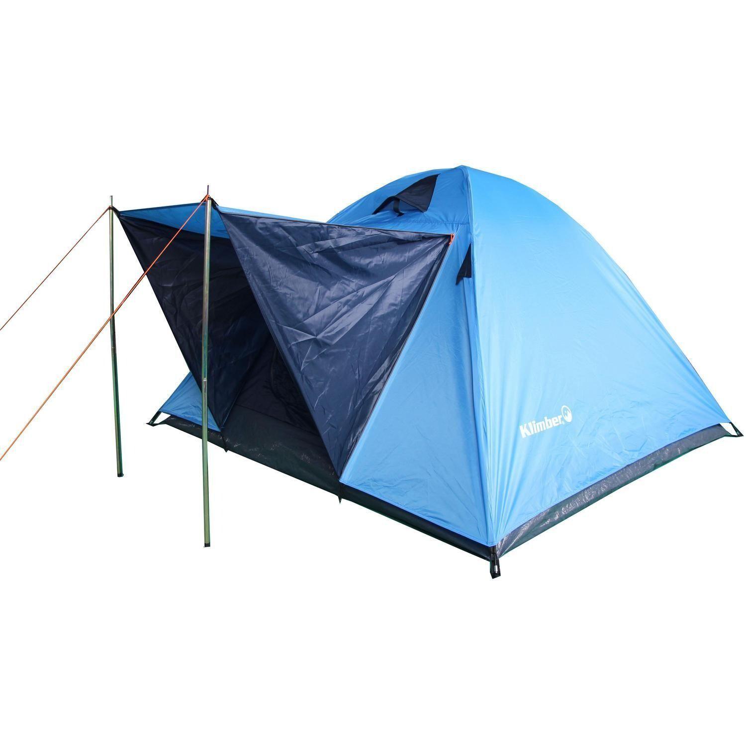Carpa 4 Personas Iglú Dome 2.75kg Klimber Mosquitera 800mm Color Azul-3