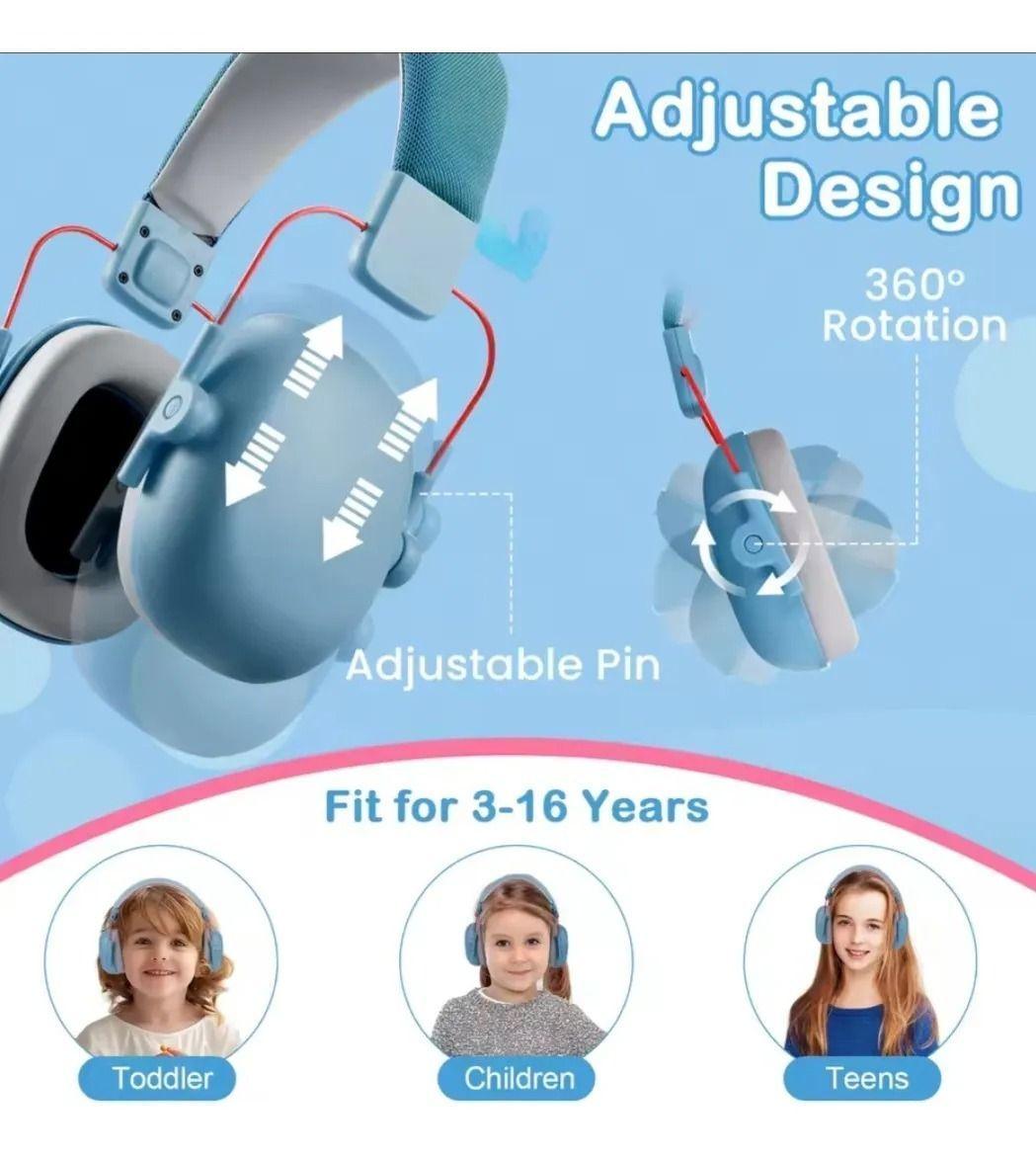 Audífonos Autismo Tea Anti ruidos Antiestrés Niños Jóvenes-5