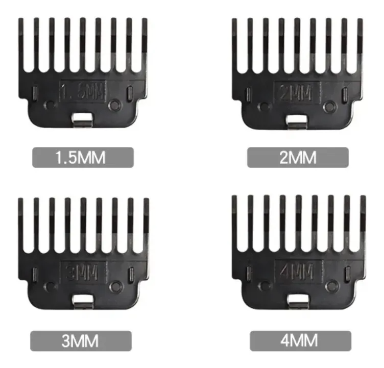 Set 6 Peines Para Maquina De Cortar Pelo-2