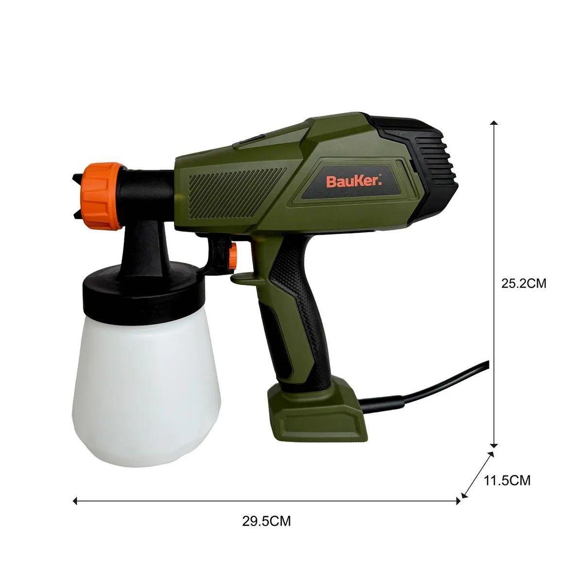 Pistola Para Pintar Bauker 450 W 750 Ml 220v-5