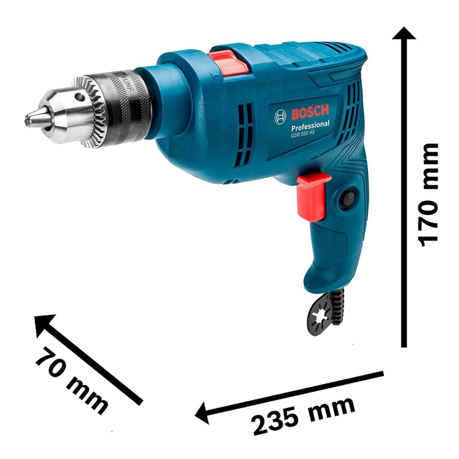 Taladro Percutor GSB 550 RE 550W 220V -2