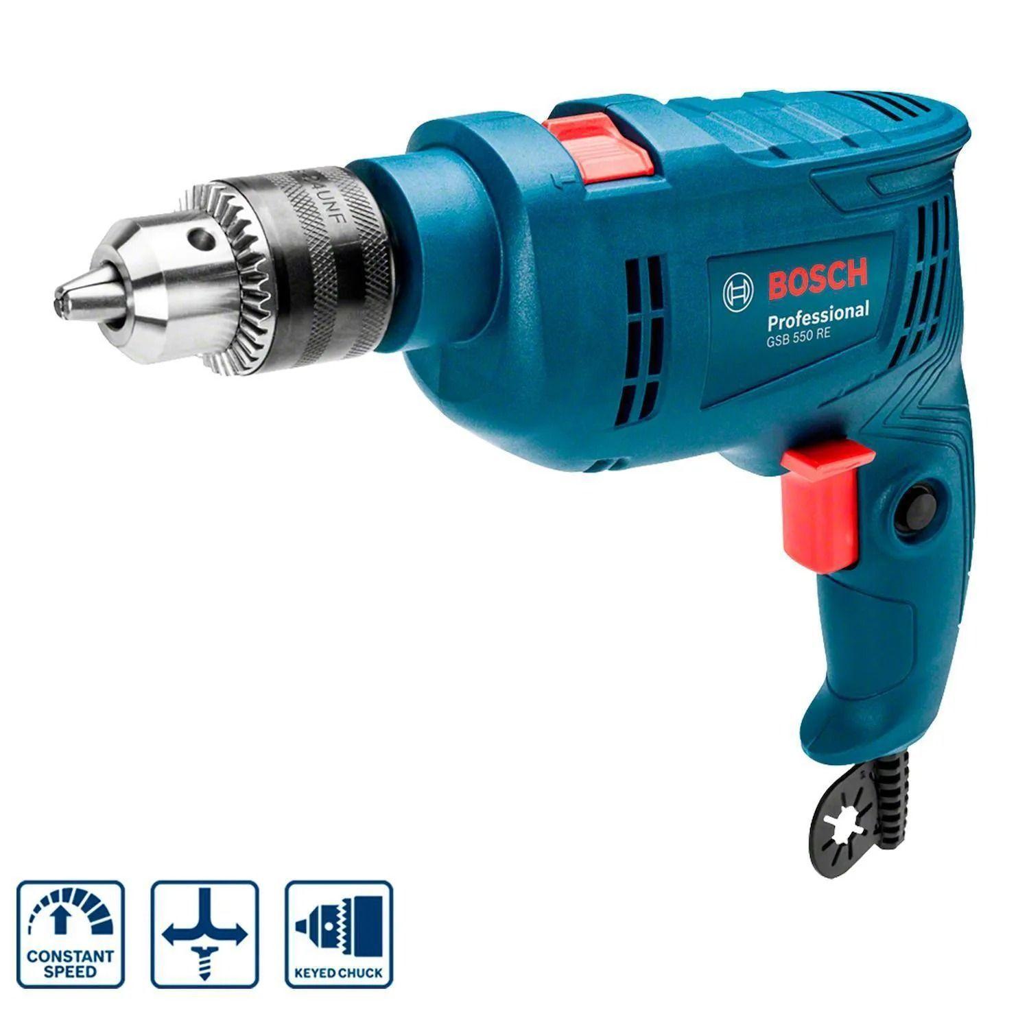 Taladro Percutor GSB 550 RE 550W 220V -5