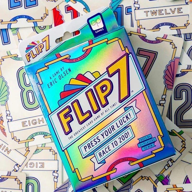 Juego De Cartas Entretenido Y Estratégico Flip 7-5