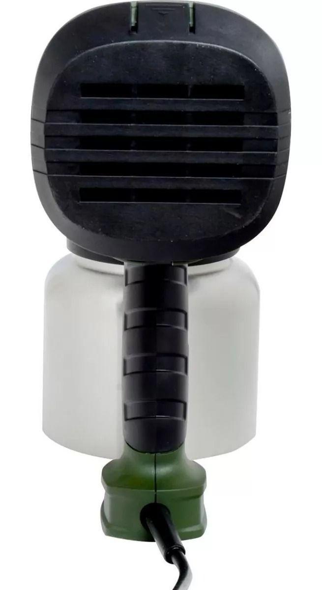 Pistola Para Pintar Eléctrica Bauker 500 W + 6 Accesorios Color Verde-5